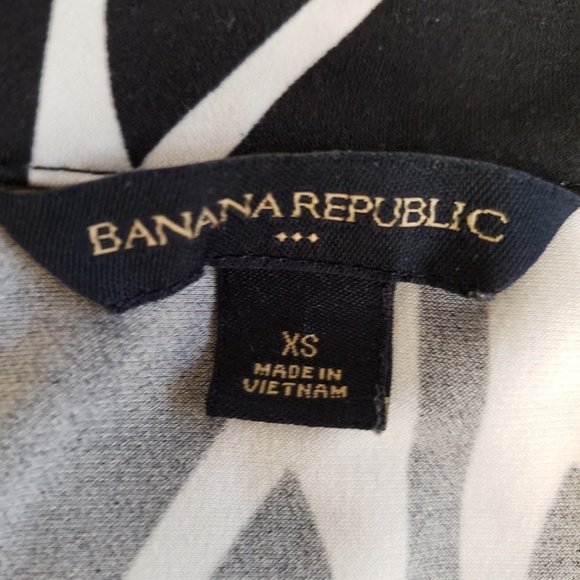 Banana Republic black and white dress size XS - Picture 3 of 6